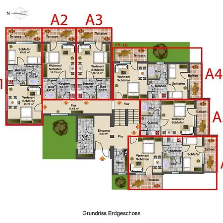 Lägenhet A2-studio-fuer-2-personen-haus-albmatte-menzenschwand *
